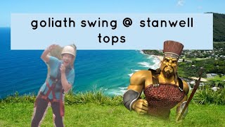 taking on the goliath swing at stanwell tops [upl. by Arquit]