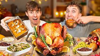 Two Brits try Real Thanksgiving [upl. by Euhc]