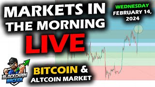 MARKETS in the MORNING 2142024 Bitcoin 51700 Altcoin Market Breakout Stock Sell Off at 4236 [upl. by Ewens418]