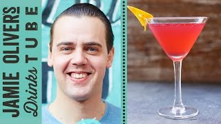 Cosmopolitan Cocktail  Simone Caporale amp Jamie Oliver  Food Tube LIVE [upl. by Langbehn]