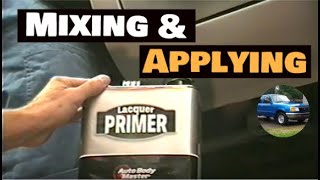 How to Mix Apply and Use Lacquer Primer [upl. by Yvan]