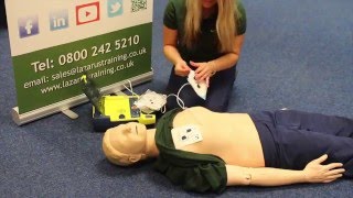 How to Use an Automated External Defibrillator AED to save someones life [upl. by Chadabe]