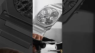 A Watch THINNER Than a Penny The Bulgari Worlds thinnest mechanical Watch [upl. by Aradnahc395]