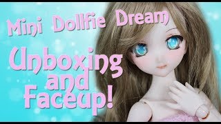 Unboxing Faceup Mini Dollfie Dream Volks BJD [upl. by Ambrosio]