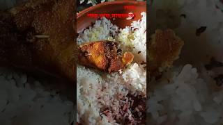 দুপুরের লাঞ্চ লাল শাক ভাজা মাছ ভাত।।shortsvideo food khai khaicom234KHAI DAICOM [upl. by Fatimah625]