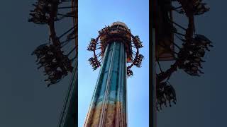 Falcons fury full fun video viral video scary ride youtube viralvideo usa bushgarden fun [upl. by Emarie950]