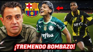 🚨TREMENDO BOMBAZO CRACK COLOMBIANO a BARCELONA XAVI LO PIDÍO😱 – GOLAZO YASER – MURIEL ELOGIOS [upl. by Byrn]