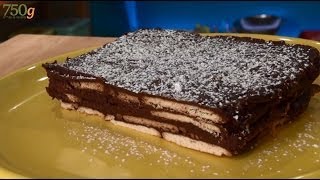 Recette de Gâteau aux Petits Beurre  750g [upl. by Ahsekar]