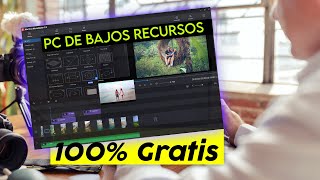 Mejor Editor de Video para PC Gratis y SIN MARCA DE AGUA PC de Bajos Recursos y Fácil de usar [upl. by Aiciles429]