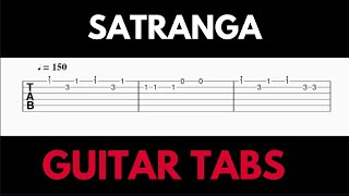 Satranga Guitar Tabs  Animal  Ranbir  Rashmika [upl. by Ruford]