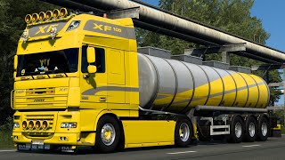 DAF XF 105  PACCAR MX300 Zeemods  144 Euro Truck Simulator 2 Gameplay [upl. by Nnylyak154]