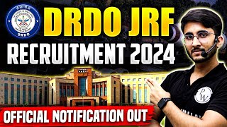 DRDO JRF Recruitment 2024  Eligibilty  Total Posts  Salary  How To Apply  Detailed Notification [upl. by Adnauqal301]