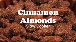 Cinnamon Almonds  Slow Cooker  EASY [upl. by Aleik]