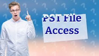 Can you open a PST file without Outlook [upl. by Malorie]