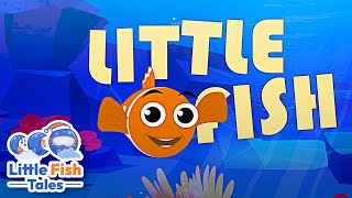 Little fish  Children nursery rhymes  Little Fish Tales  fish [upl. by Erminia]