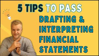 AAT Drafting and Interpreting Financial Statements DAIF  5 Tips to Pass Your Exam [upl. by Dracir]