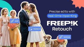 Freepik Retouch  Edit remove add with Generative AI [upl. by Ekyt898]