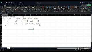 Bisection Method for Finding Zeros [upl. by Ecnarretal]