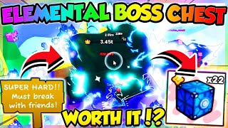 ELEMENTAL UPDATE BOSS CHEST in Pet Simulator 99 Roblox [upl. by Ekez]