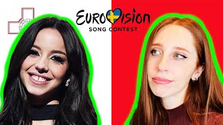 LETS REACT TO MALTAS SONG FOR EUROVISION 2024  SARAH BONNICI quotLOOPquot [upl. by Grizelda]