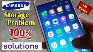 samsung j5 storage full problem  samsung galaxy On 5 me storage full problem solve  storage [upl. by Alakim]