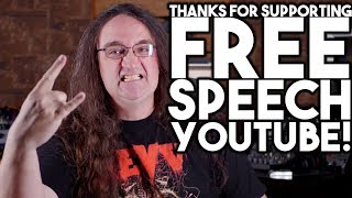 Thanks for supporting FREE SPEECH Youtube  Spectre VC [upl. by Attelrak449]