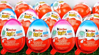 ASMR Opening Kinder Joy – Oddly Satisfying Video Surprise Eggs Kinder Joy Chocolate [upl. by Vassili]