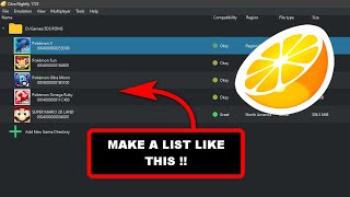 How to add games to CITRA Create a list of games [upl. by Martell]