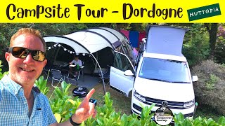 Dordogne Campsite Review  Huttopia Sarlat  Camping with our VW California [upl. by Oderfodog]