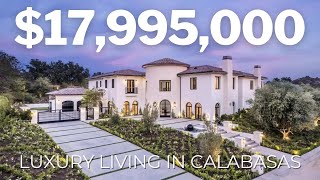 Luxury Living in Calabasas California  Million Dollar Home Tour  California Real Estate [upl. by Chip]