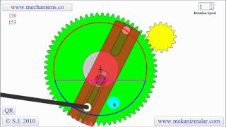 Whitworth Quick Return Mechanism [upl. by Weisbart]