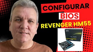 COMO CONFIGURAR A BIOS DA PLACA MÃE REVENGER HM55 CORRETAMENTE BOOT USB DATA E HORA [upl. by Aisac22]