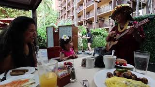 Aulani Character Breakfast 1 [upl. by Adniuqal]