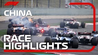 2019 Chinese Grand Prix Race Highlights [upl. by Ahsehyt]