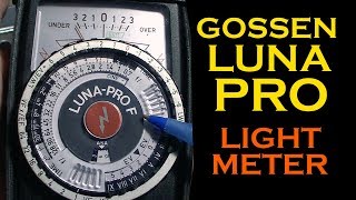 Gossen Luna Pro F Light Meter  Crash Course [upl. by Joo825]