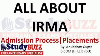 All about IRMA  Placements Admission process Fees structure Cut Offs [upl. by Brittney]