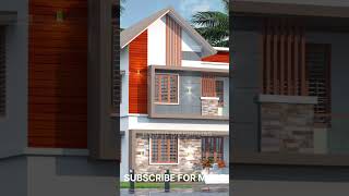 Kerala House Elevation DesignHaneed Anugrahas shorts [upl. by Ennoira766]