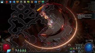 Path of Exile 325 Rage Vortex of Berserking Hierophant  T17 Maps INSANE AOE AND SPEED [upl. by Yelik]