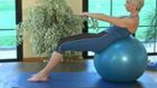 Pilates Five Invigorating Exercises Using A Balance Ball [upl. by Cowey]