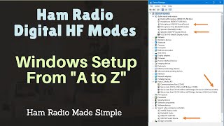 Windows amp Rig Setup For Ham Radio Digital Modes [upl. by Liahcim28]