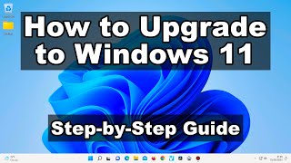 How to Upgrade to Windows 11 from Windows 10 [upl. by Yanaj]