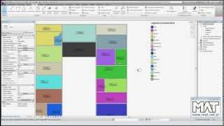 Tworzenie podstawowej etykiety pomieszczenia  szkolenie Revit Architecture MAT [upl. by Dene]