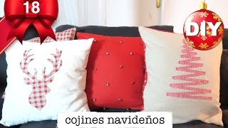 COMO HACER COJINES NAVIDEÑOS  DECORACION DE NAVIDAD FACIL Y ECONOMICO [upl. by Coleman290]