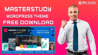 Masterstudy Theme Free Download Latest Version  Lifetime Free Updates  GPLCLICK [upl. by Noskcire]