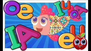 agrupar vocales canción infantil aeiou videos educativos en español para niños preescolar newtoon [upl. by Aisenet]