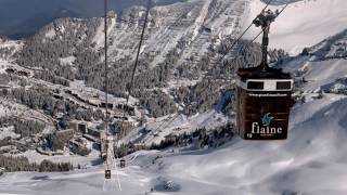 Flaine ski les cascades piste bleues de 14 kms [upl. by Zohar]