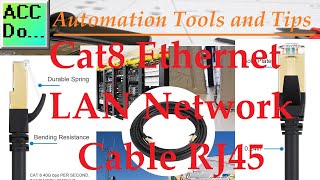 Automation Tools  Cat8 Ethernet LAN Network Cable RJ45 [upl. by Colville]