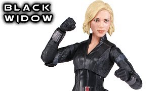 Marvel Legends BLACK WIDOW Avengers Infinity War Action Figure Review [upl. by Georgette]