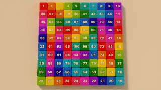 Number Song 1100  Counting by 1 to 100 [upl. by Annaiel]