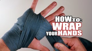 How to Wrap Your Hands for Boxing Kickboxing and Muay Thai [upl. by Blinni110]